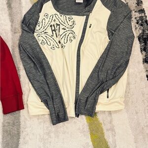 Harley-Davidson Gray and Cream Jacket